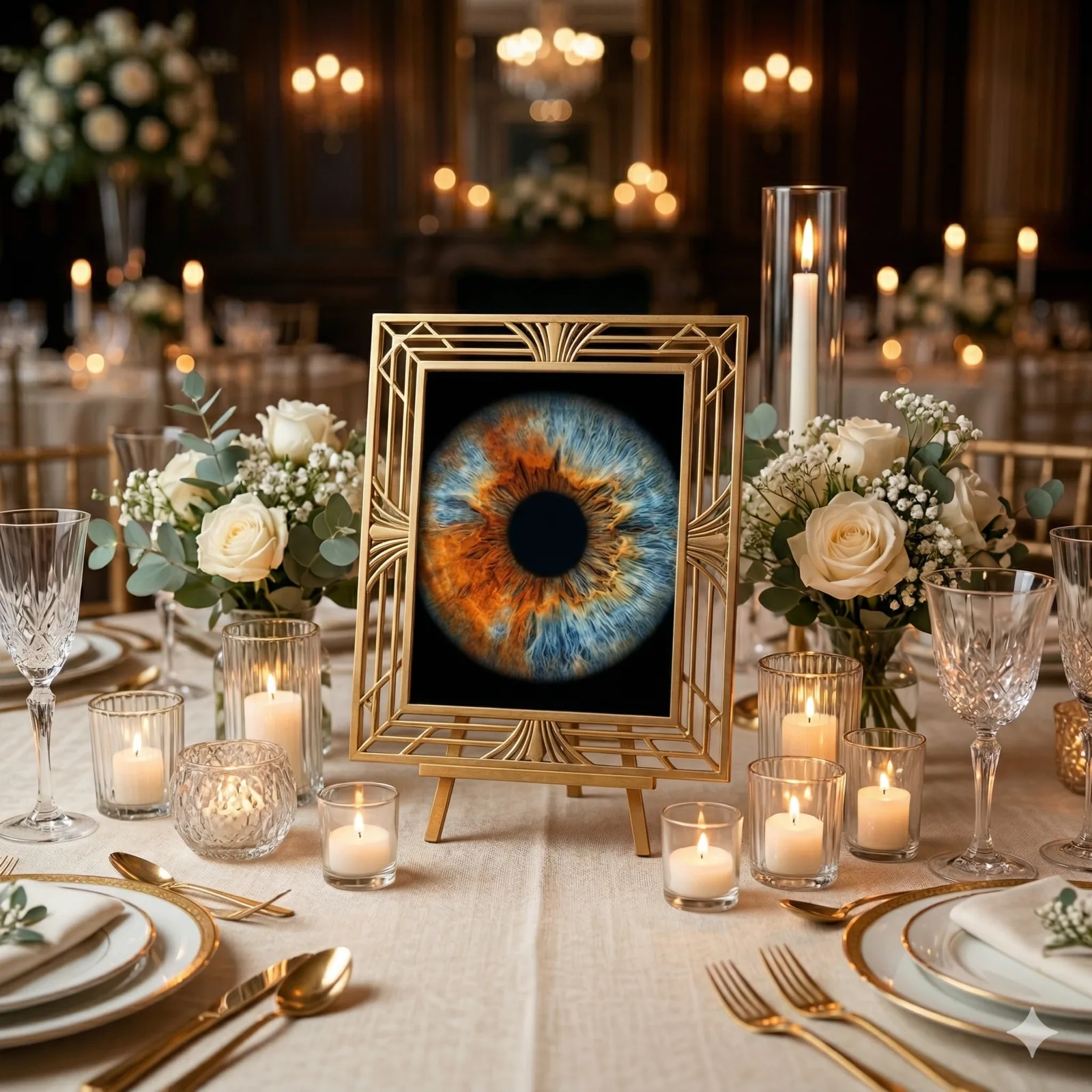 Iris-Fotografie an der Hochzeit