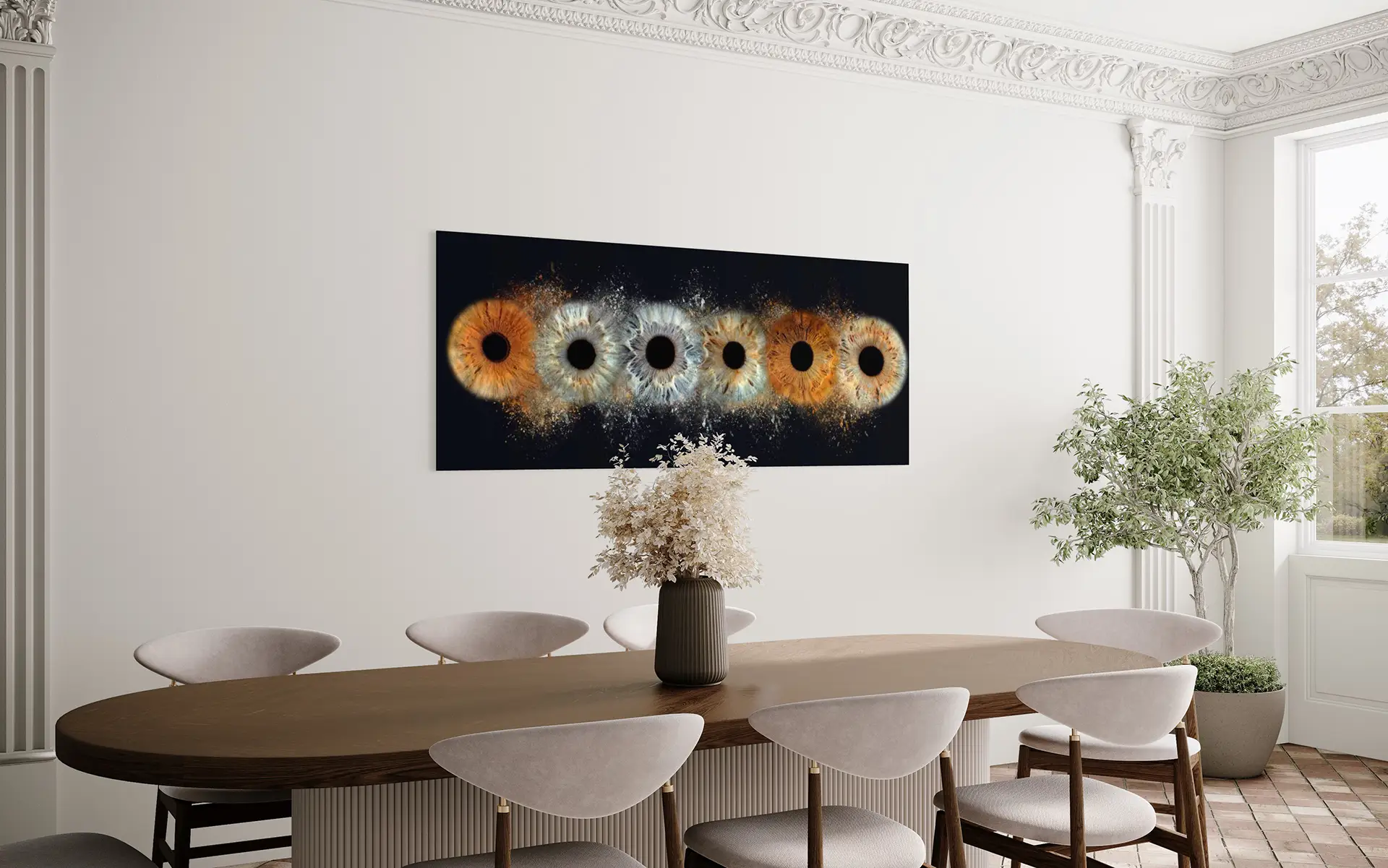 Iris Foto Zürich – Wohnzimmer mit Iris Clash Panorama